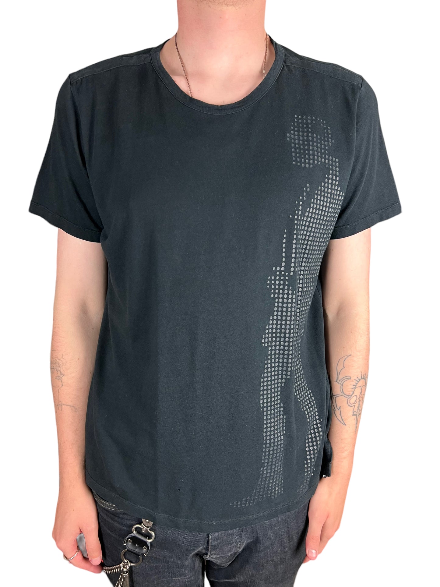 Karl Lagerfeld Polkadot Portrait T-shirt - L