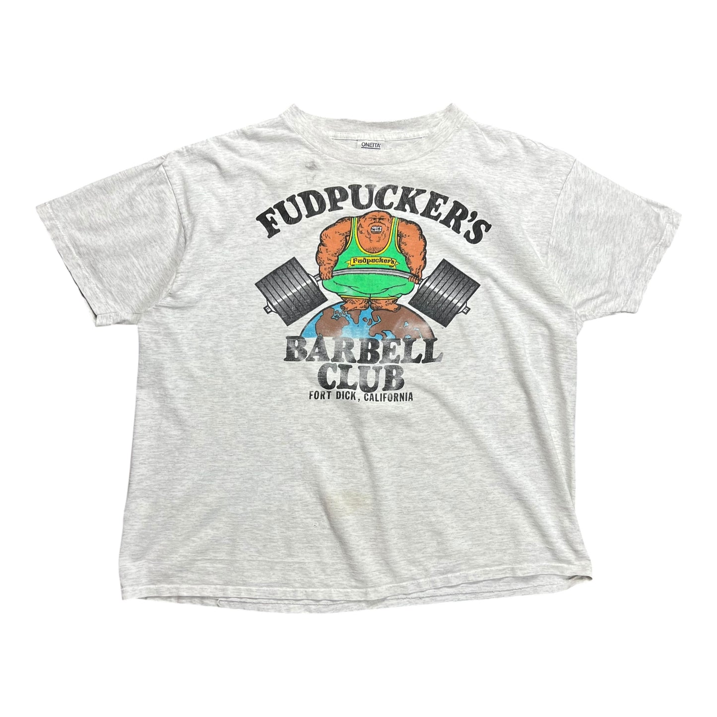 California Fudpuckers Barbell Club T-shirt - XL
