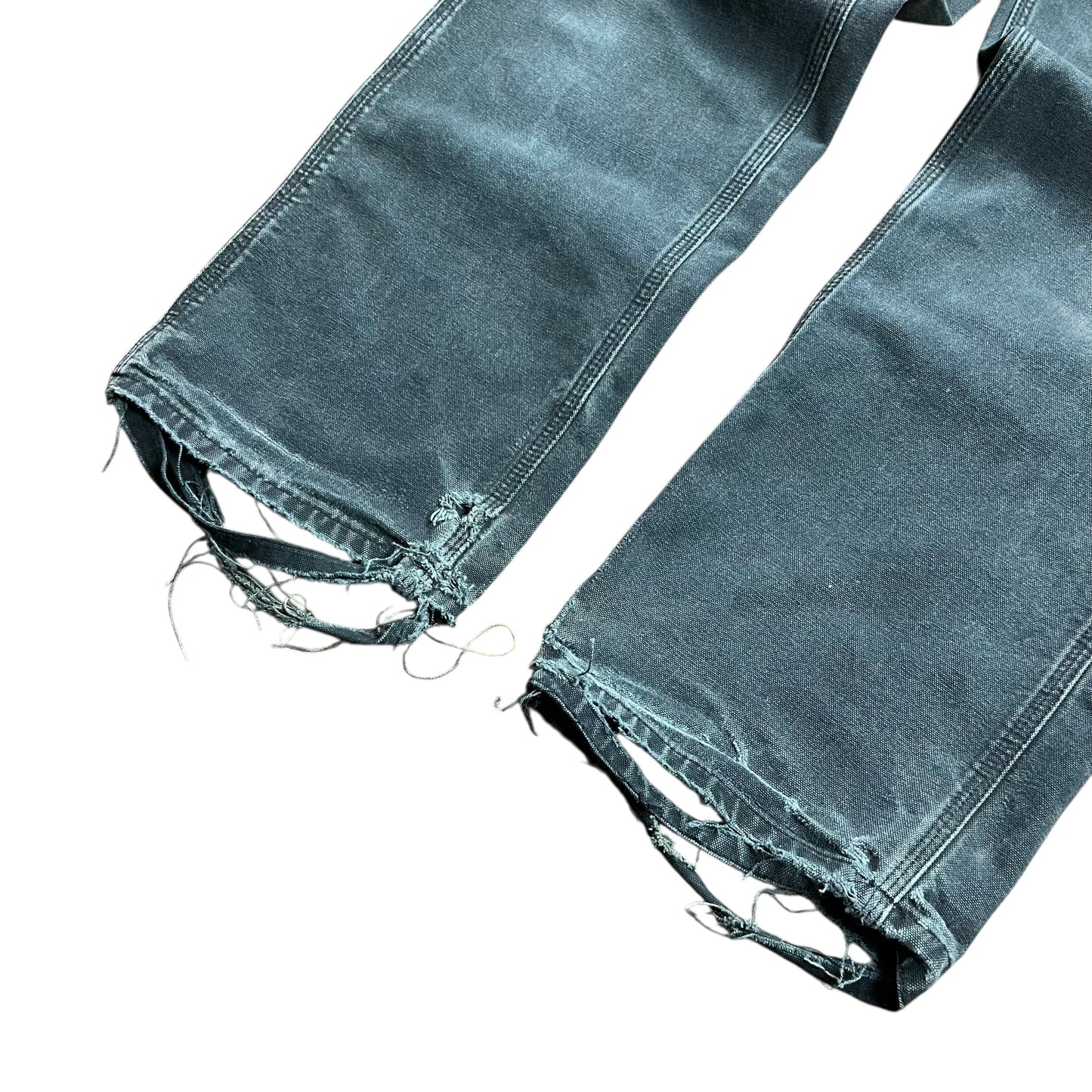Carhartt Faded & Distressed Black Work Pants - 30"