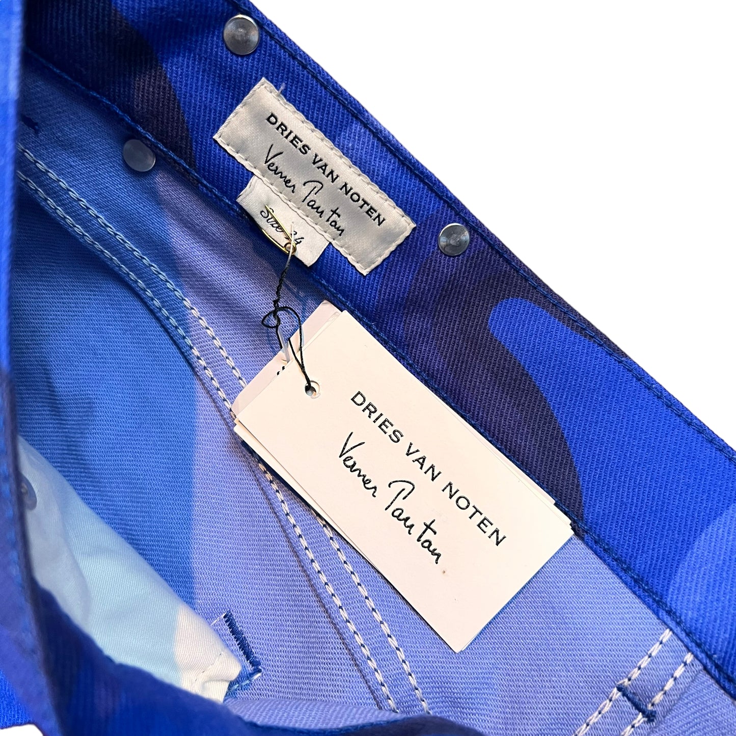 Dries Van Noten × Verner Panton Psychedelic Blue Jeans - 34"
