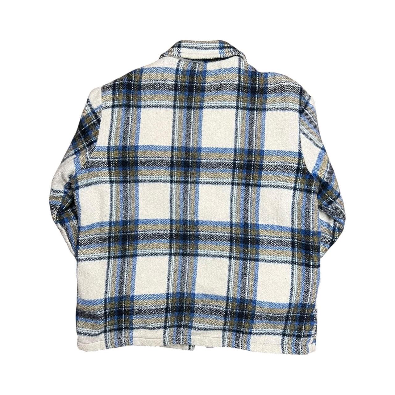 1970s MWG Western's Best Lined Wool Plaid Zip-up Jacket - XL