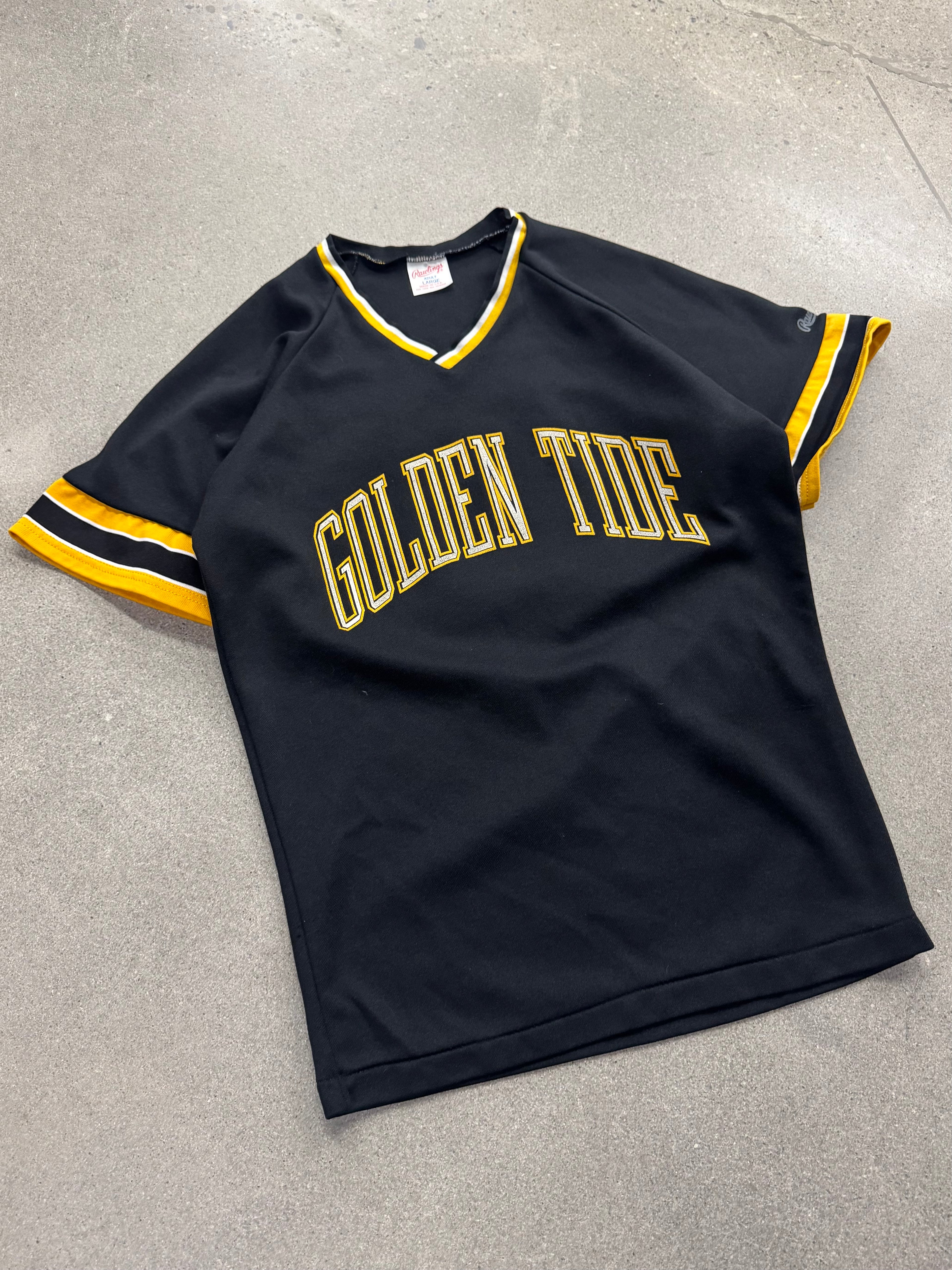 Rawlings Victoria HarbourCats Golden Tide Baseball Jersey - L