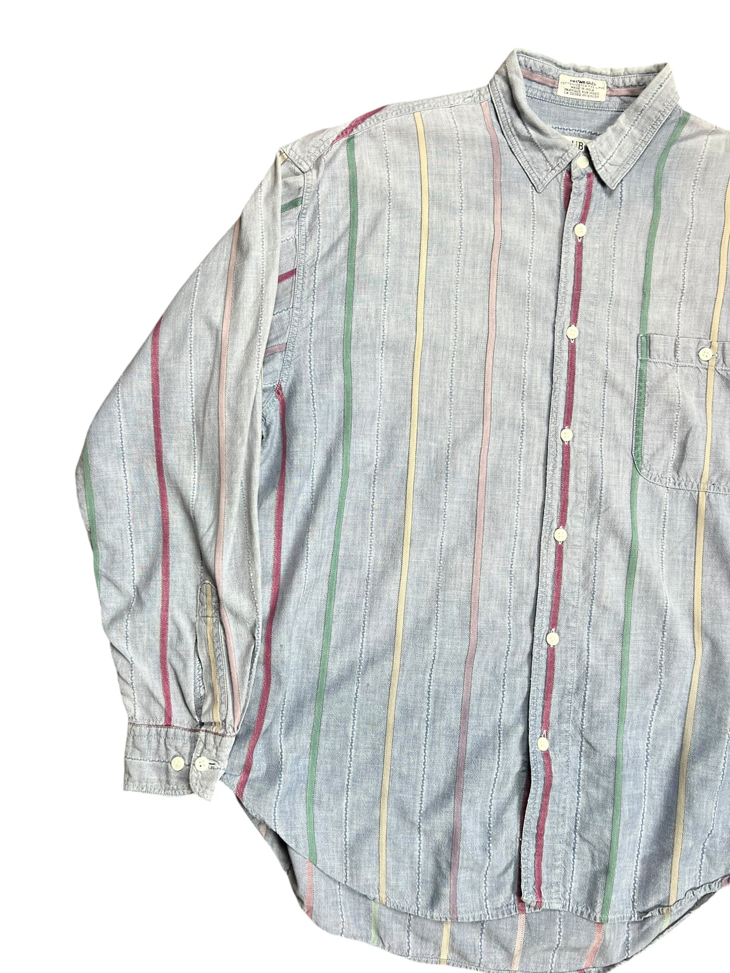 Club International Light Blue Button-up Shirt - XL