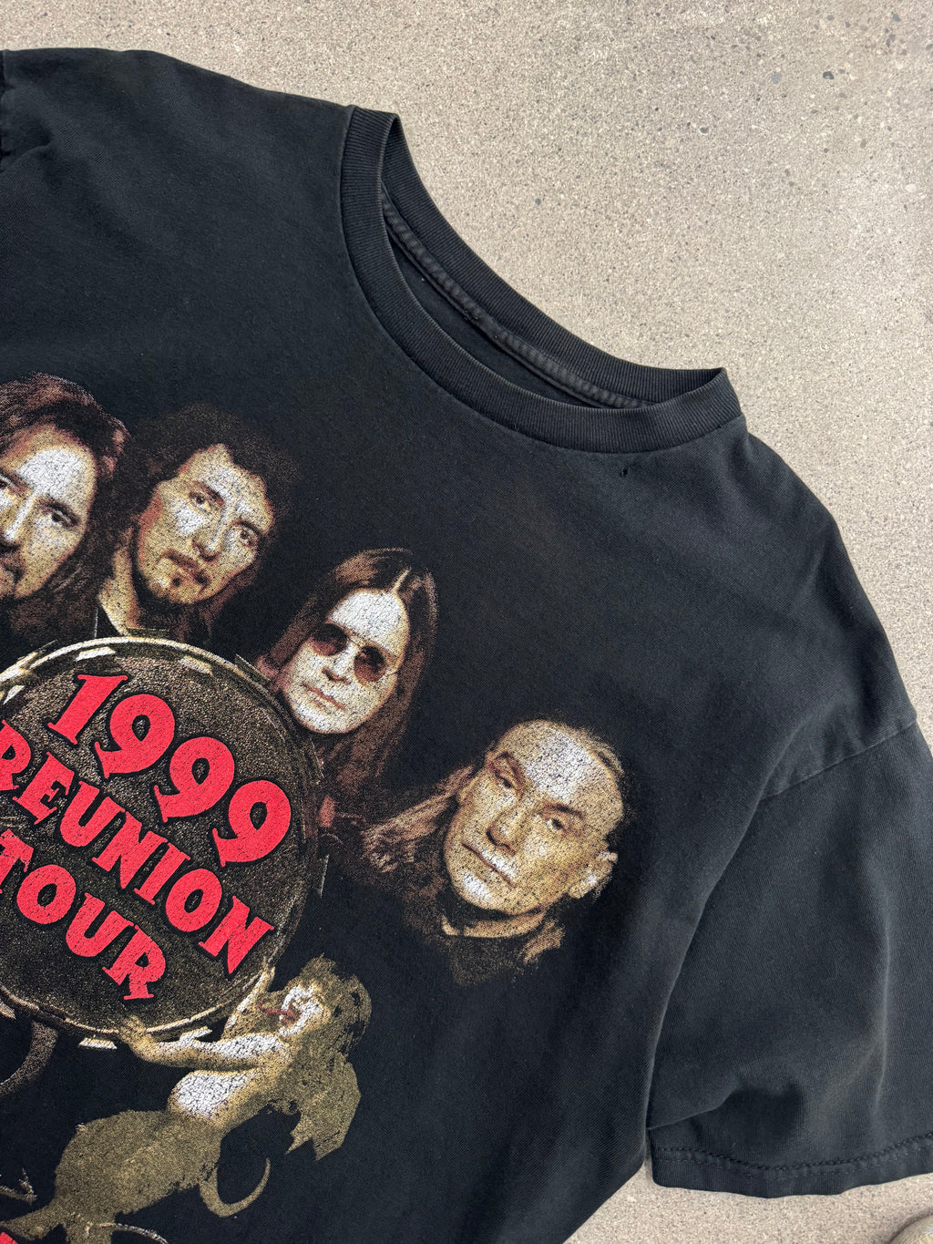 1999 Black Sabbath Reunion Tour With Pantera T-Shirt - XL