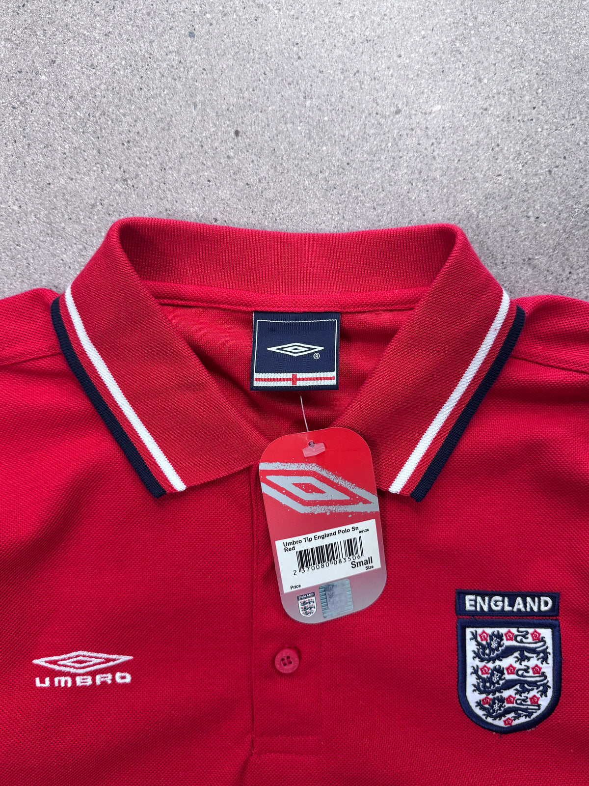 Umbro England Soccer Club Polo Shirt - S