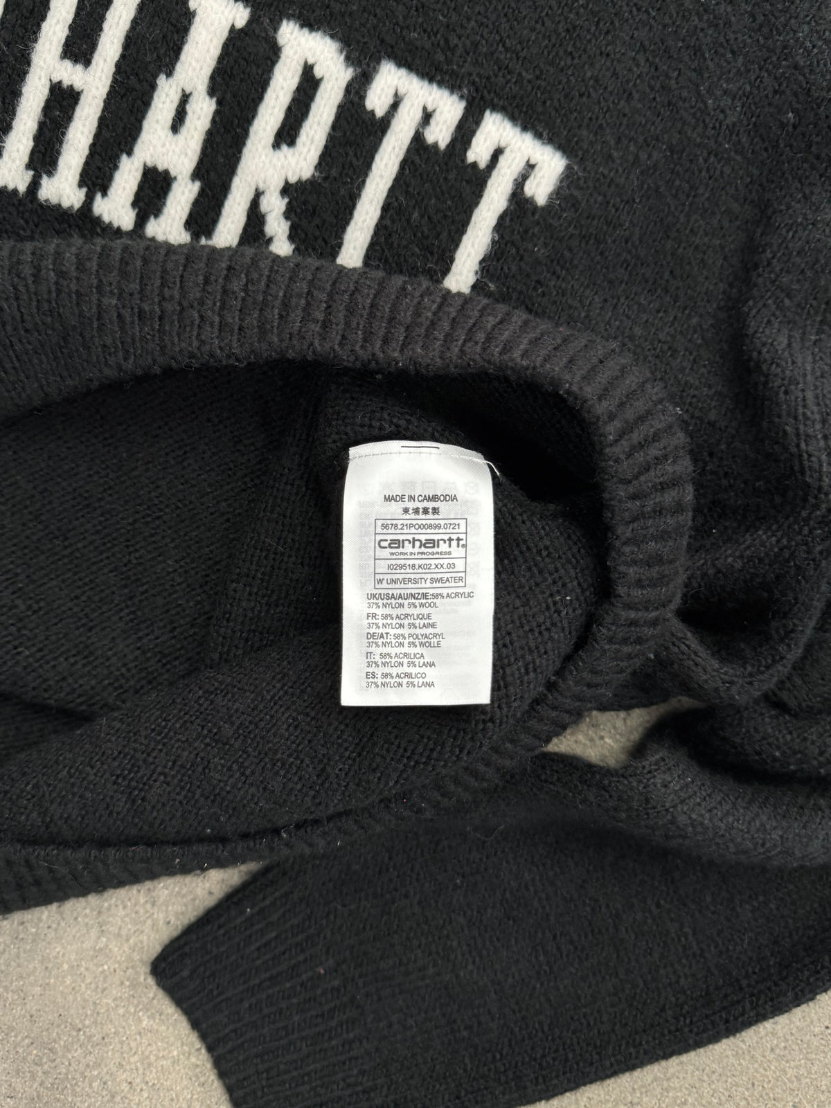 Carhartt WIP University Knit Sweater - L