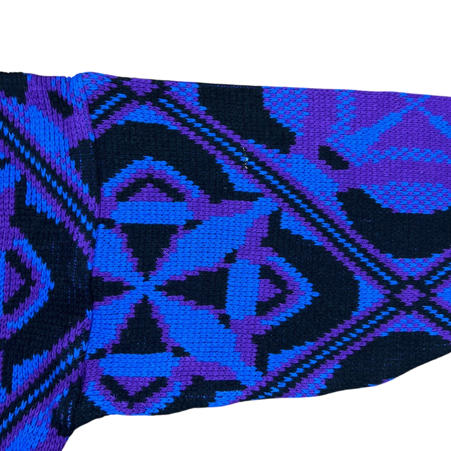 Entouge Black & Purple Knit Sweater - M