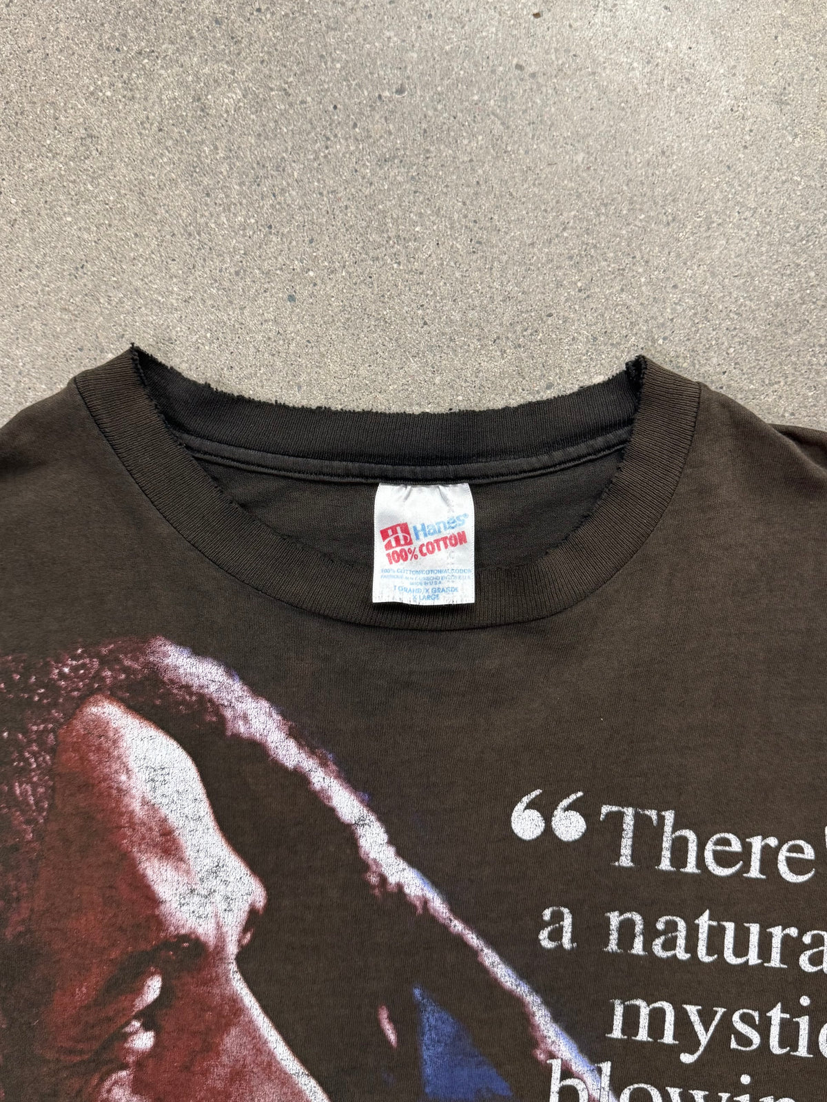 Faded 1995 Bob Marley Natural Mystic Quote T-Shirt - XL