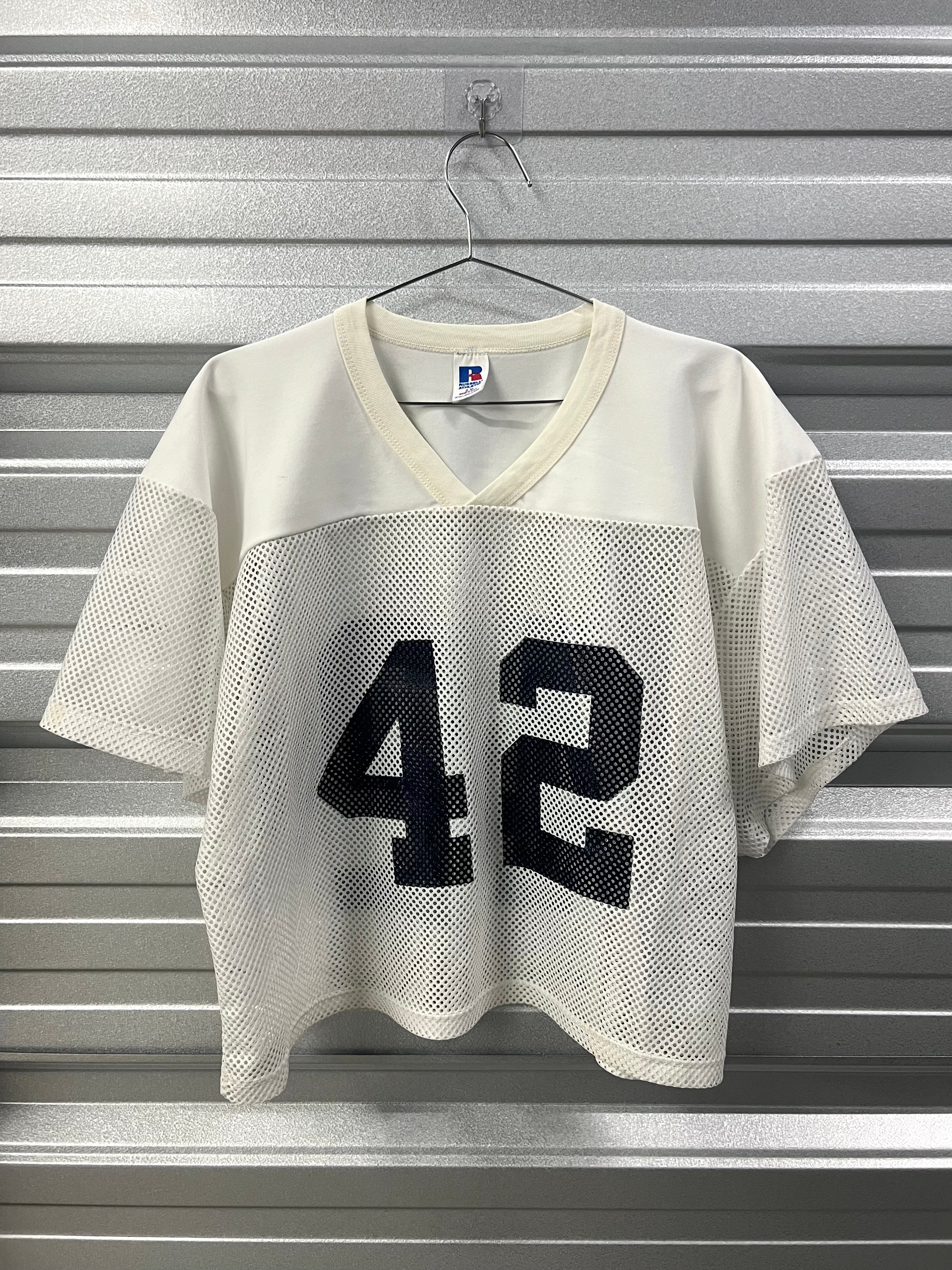 Russell Athletic Cropped Mesh Football Practice Jersey - M