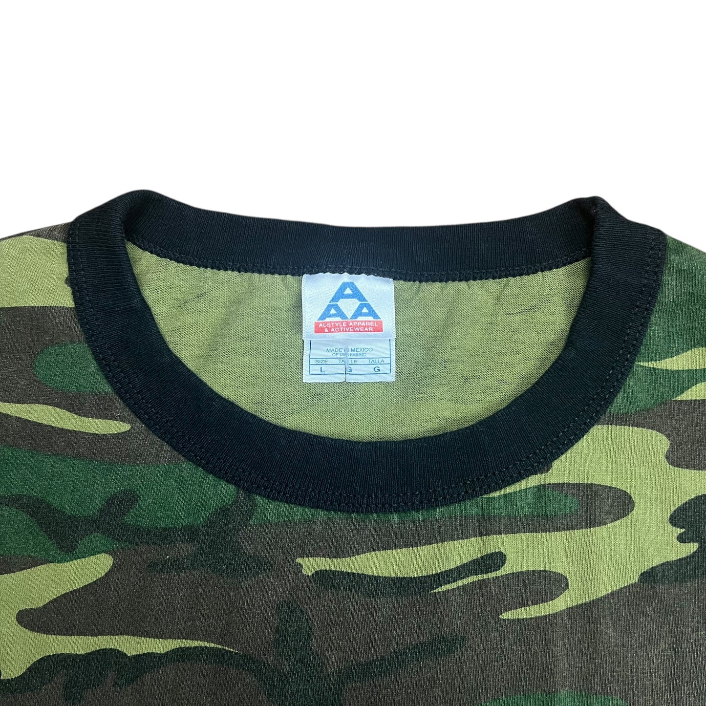 Blank Woodland Camo T-shirt - L