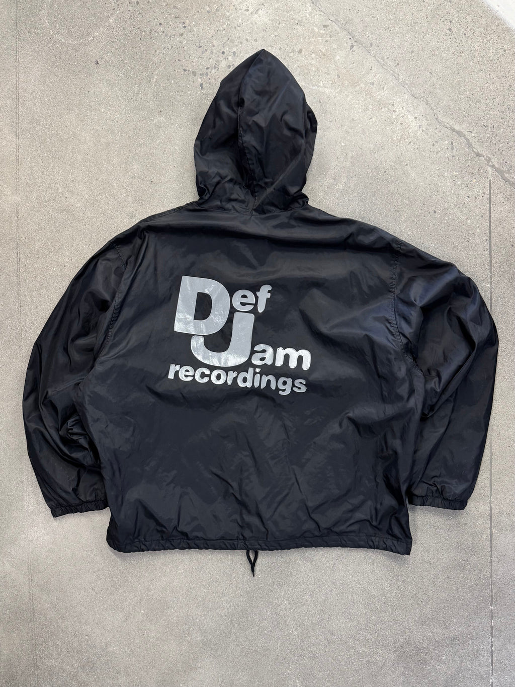 Def Jam Recordings Hooded Windbreaker Jacket - XXL