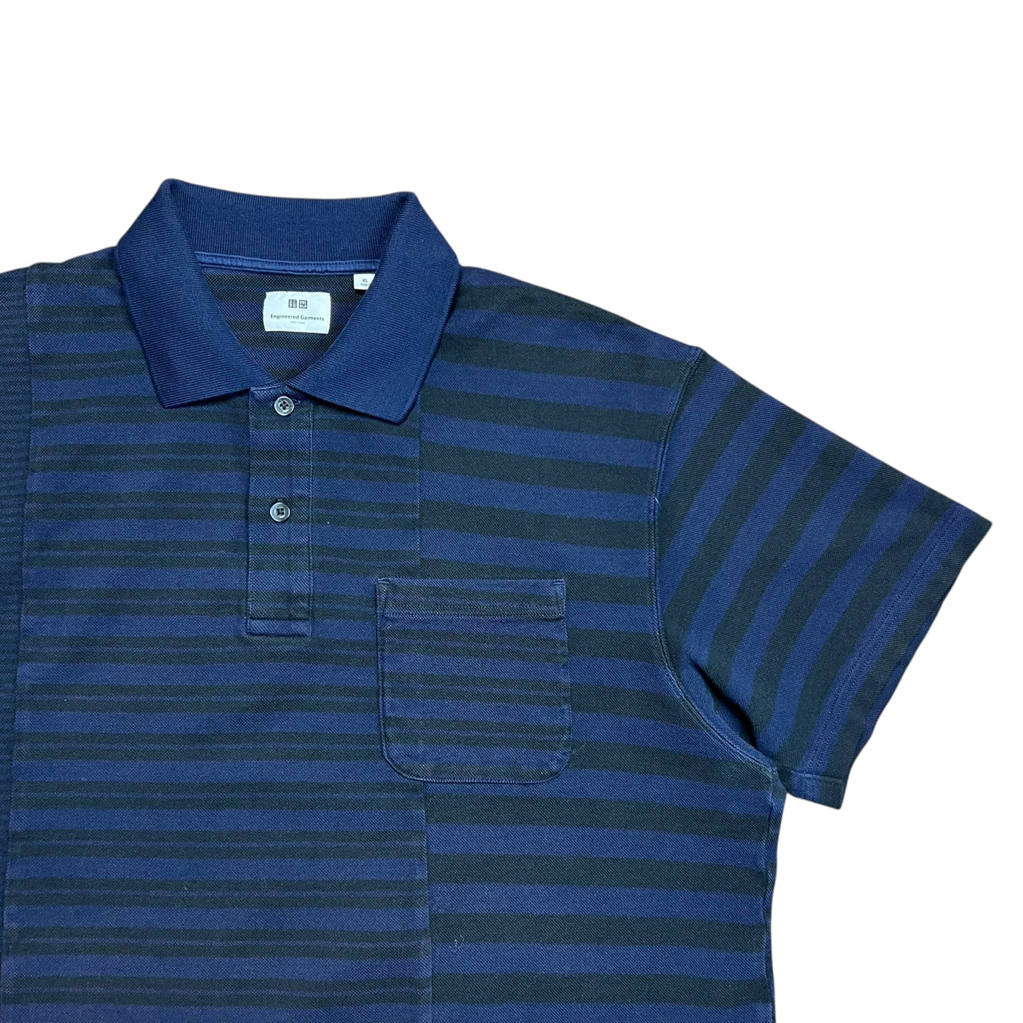 Engineered Garments x Uniqlo Striped Polo Shirt - XL