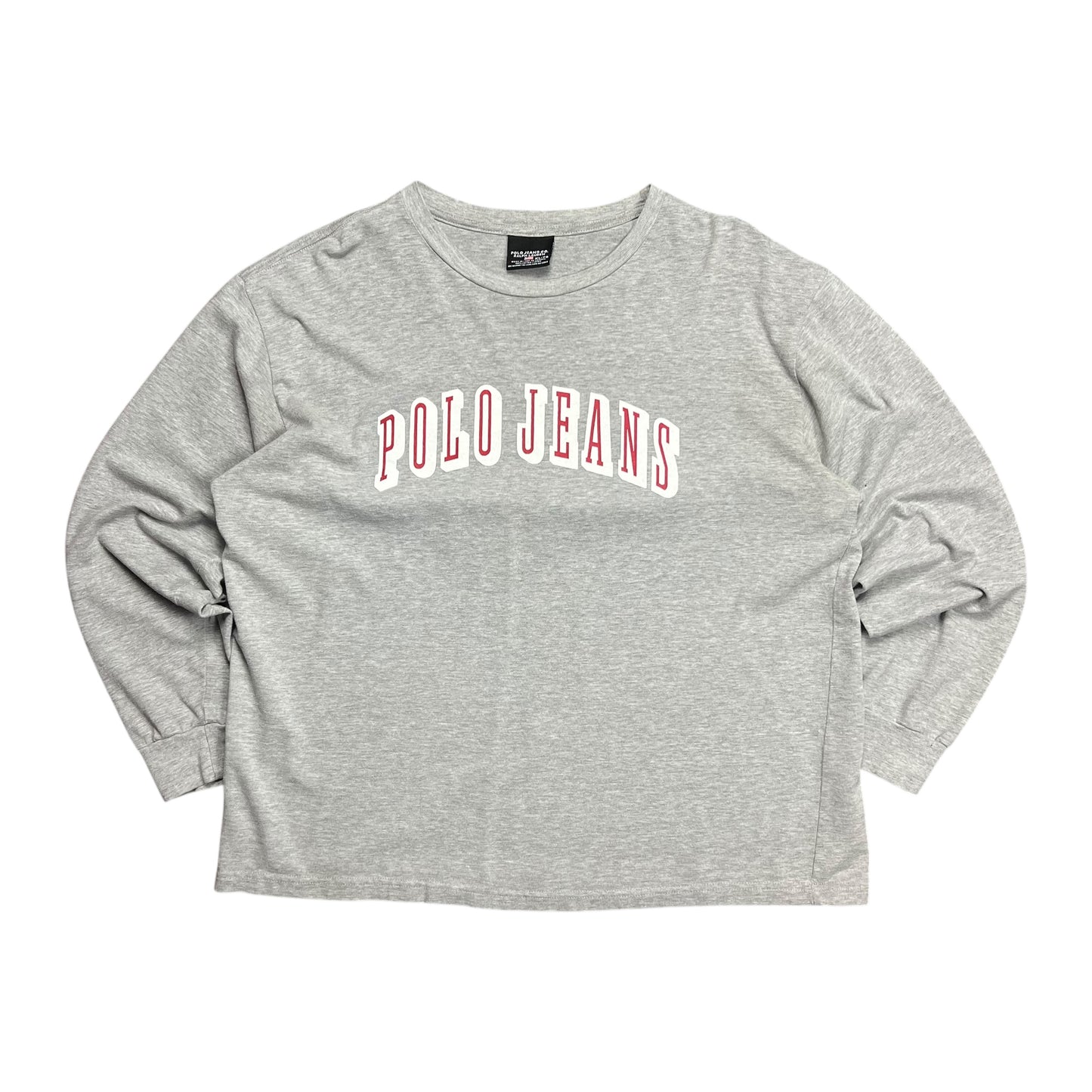Polo Jeans Co. Grey Logo Long-sleeve Shirt - XL