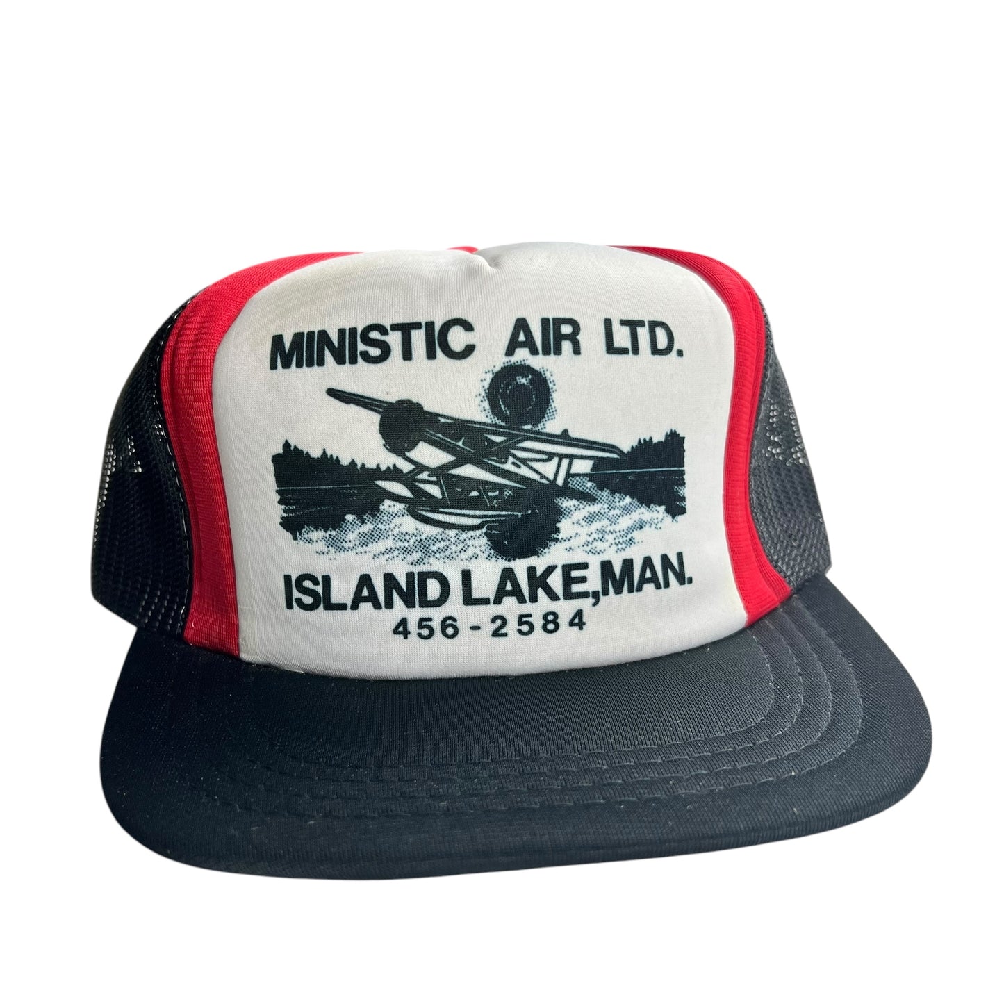 Black, Red & White Ministic Air LTD Trucker Hat