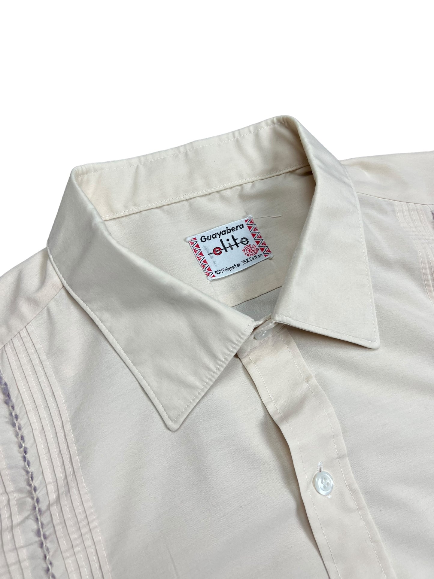 90’s Pleated Polo Button-up shirt - XL