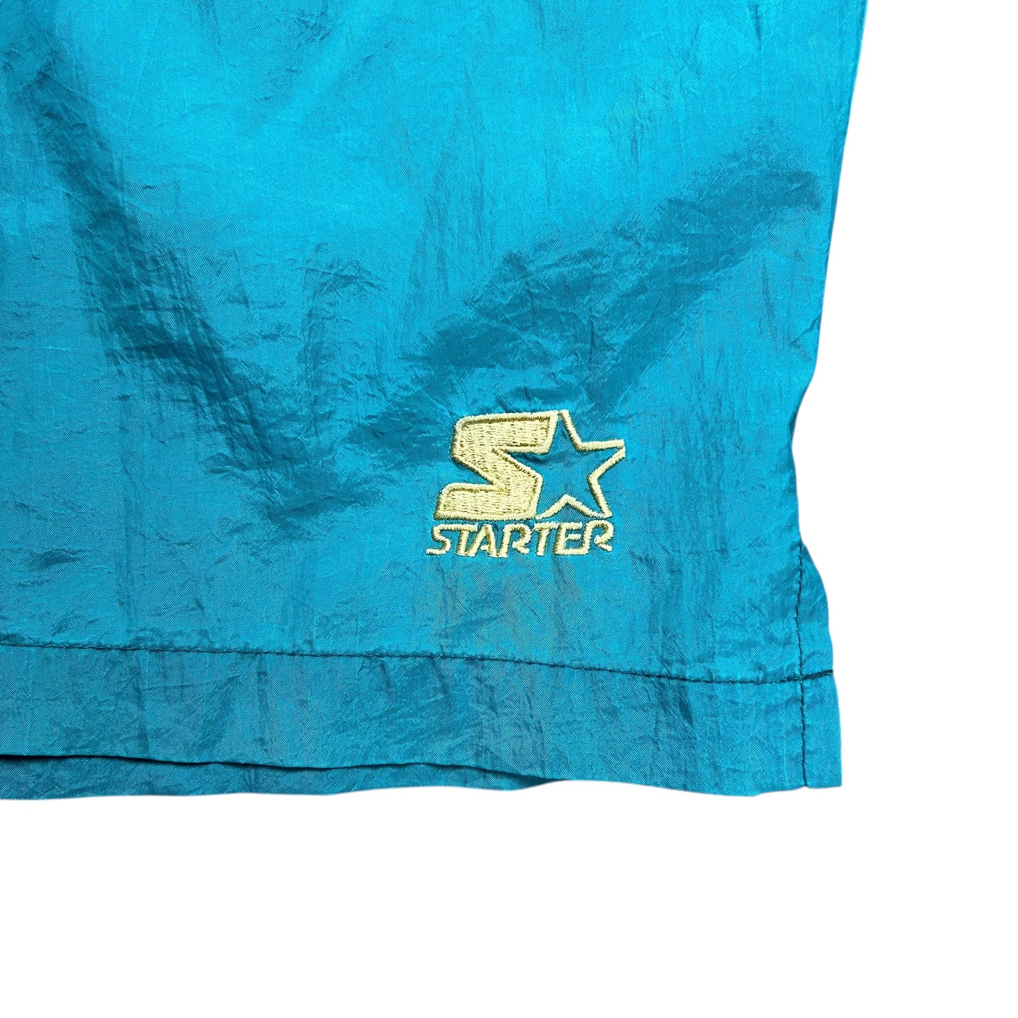 Starter Green Nylon Running Shorts - XL