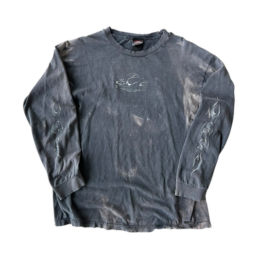 Orange County Choppers Faded & Distressed Long-sleeve Shirt - L