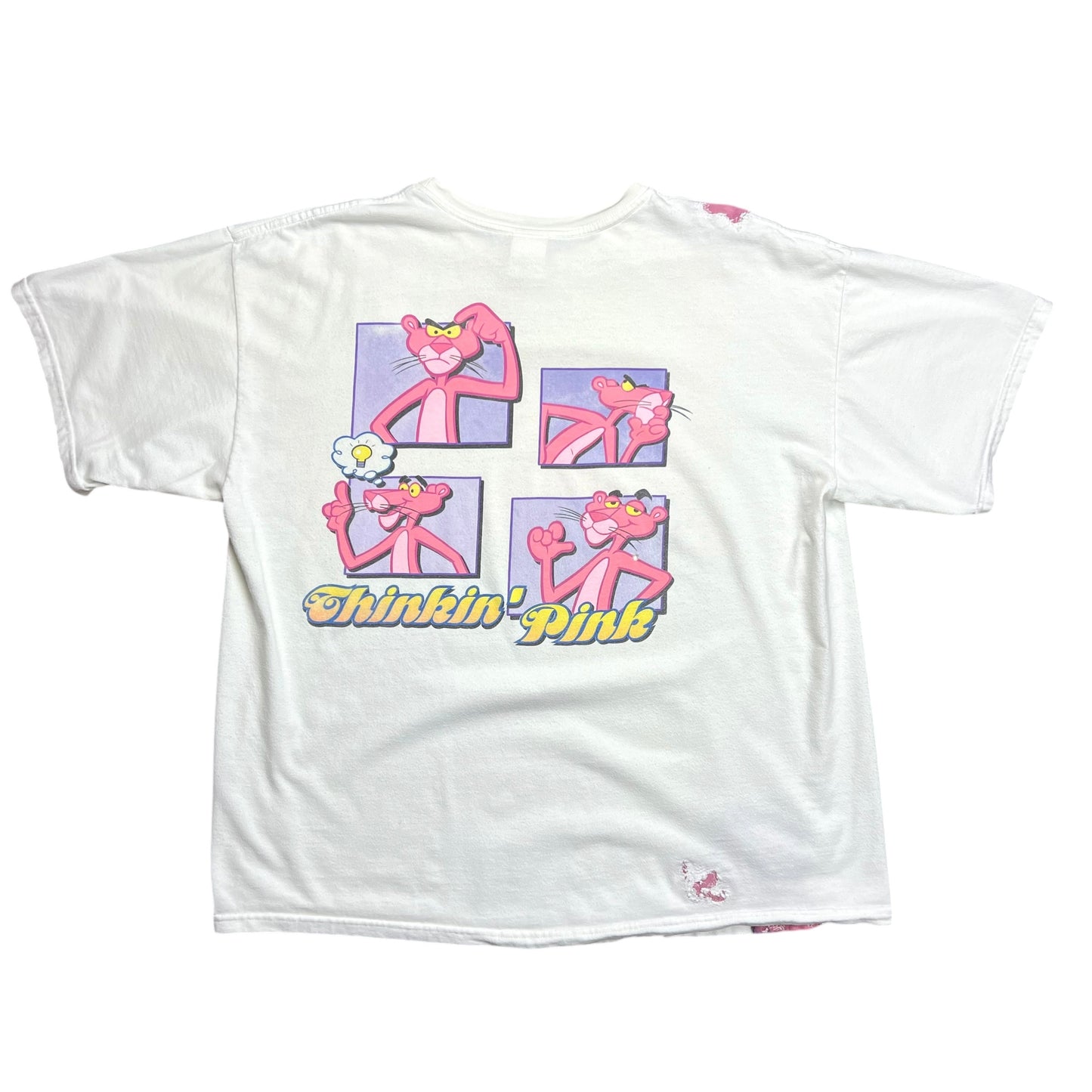 2001 Pink Panther Repaired T-shirt - XL