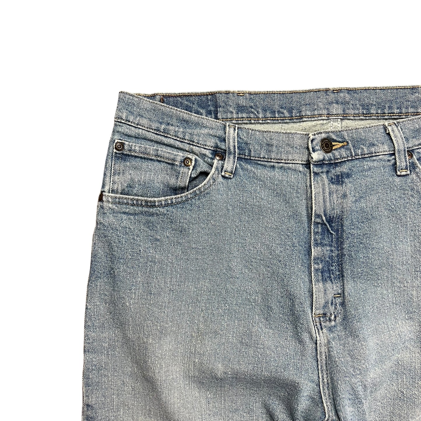 Wrangler Faded Light Wash Jean Shorts  - 36"