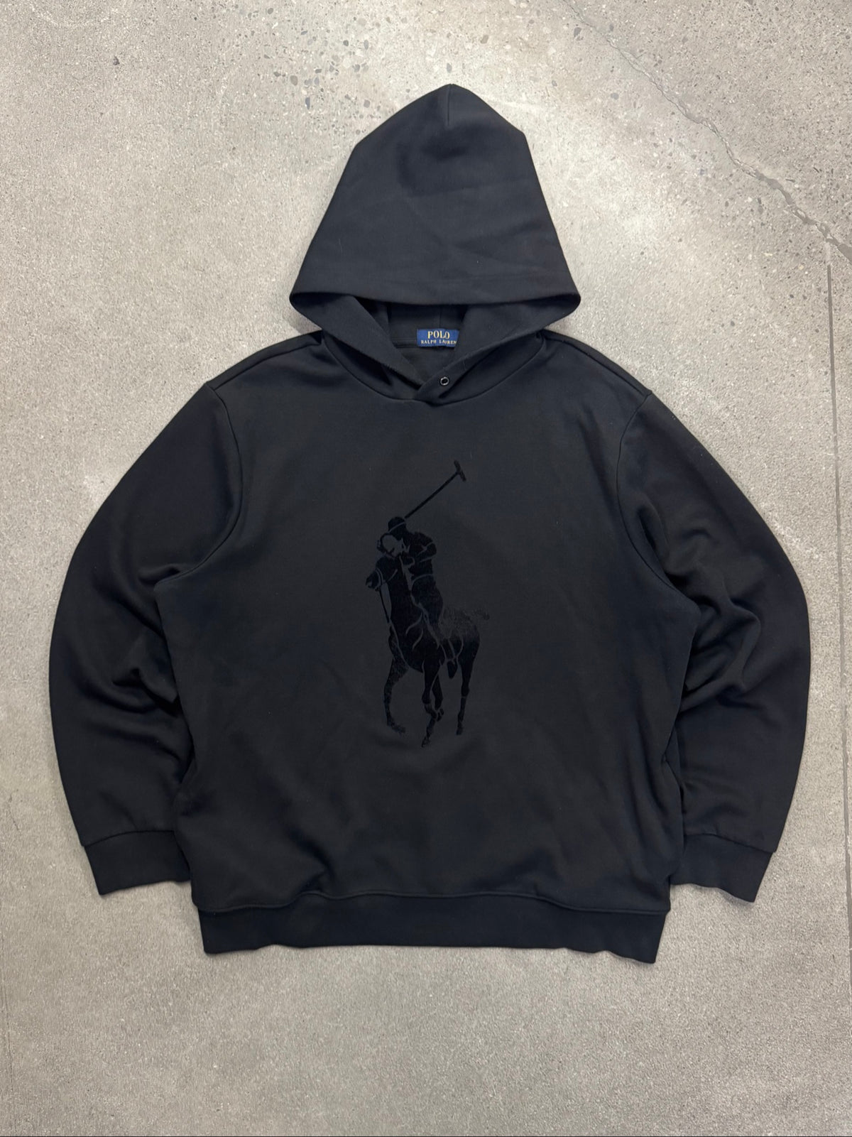 Polo Ralph Lauren Velvet Big Pony Double-Knit Hoodie - XL