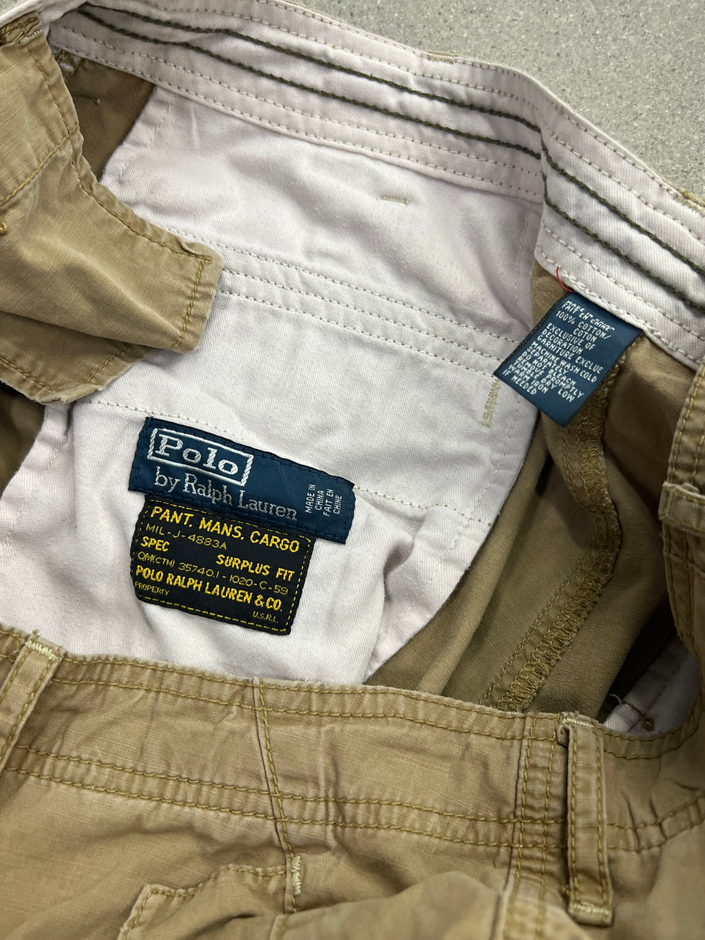 Polo By Ralph Lauren Military Surplus Fit Cargo Pants - 36"