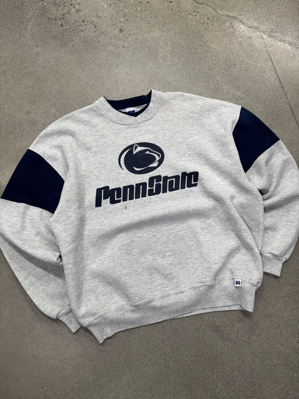 Russell Athletic Penn State University Two-Tone Crewneck Sweatshirt - XL