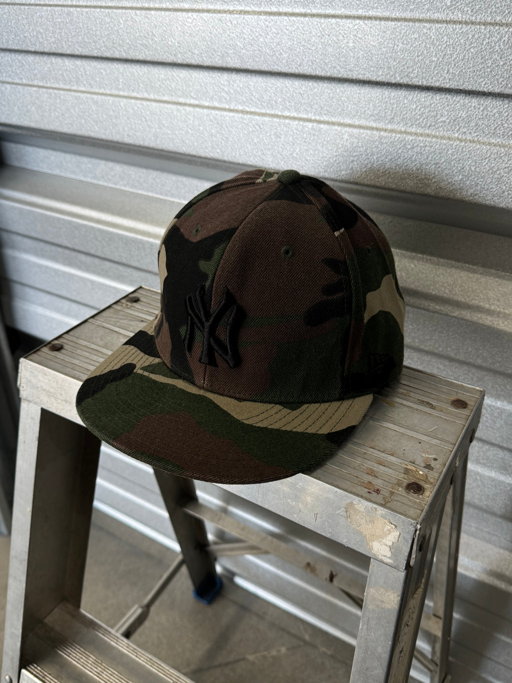 New York Yankees Woodland Camo New Era Fitted - 7 1/2