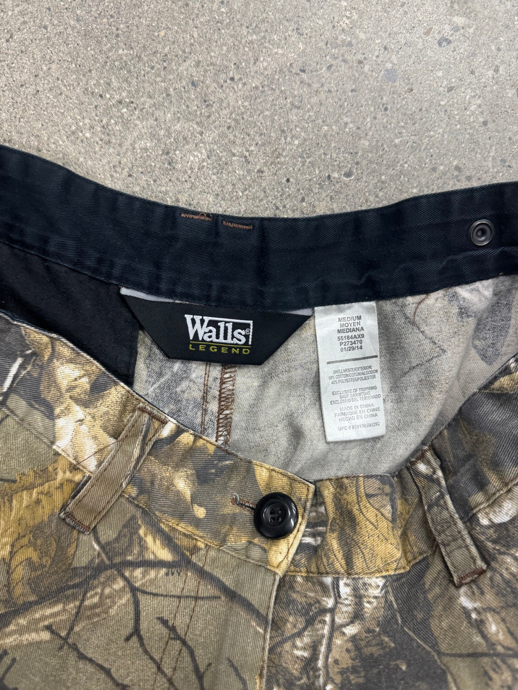 Walls Legend Realtree Camo Cargo Pants - 32"