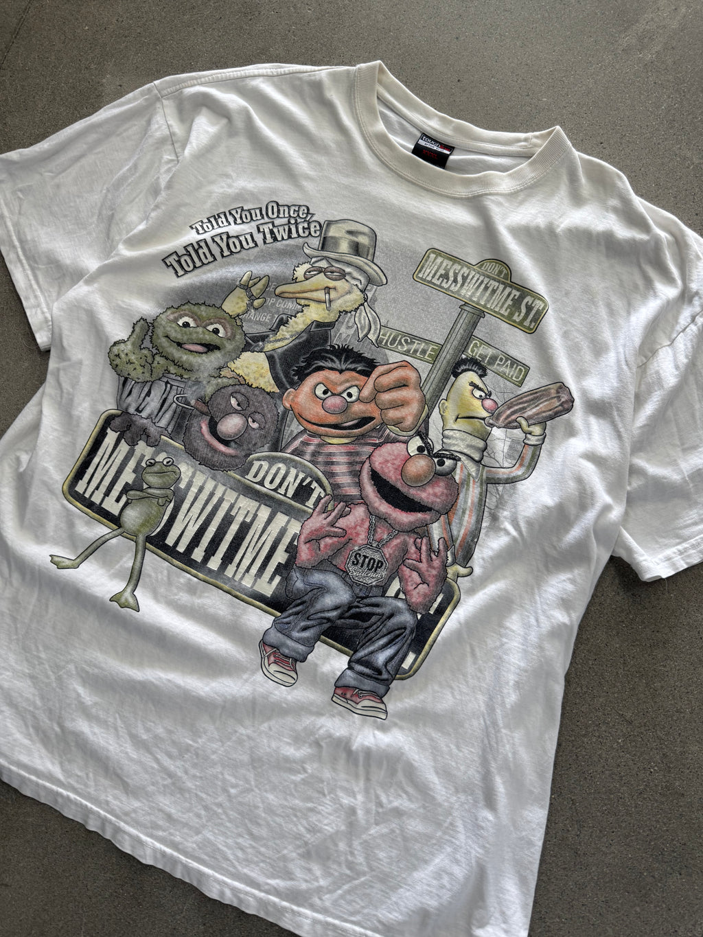 Sesame Street Gangsters Parody T-Shirt - XXXL