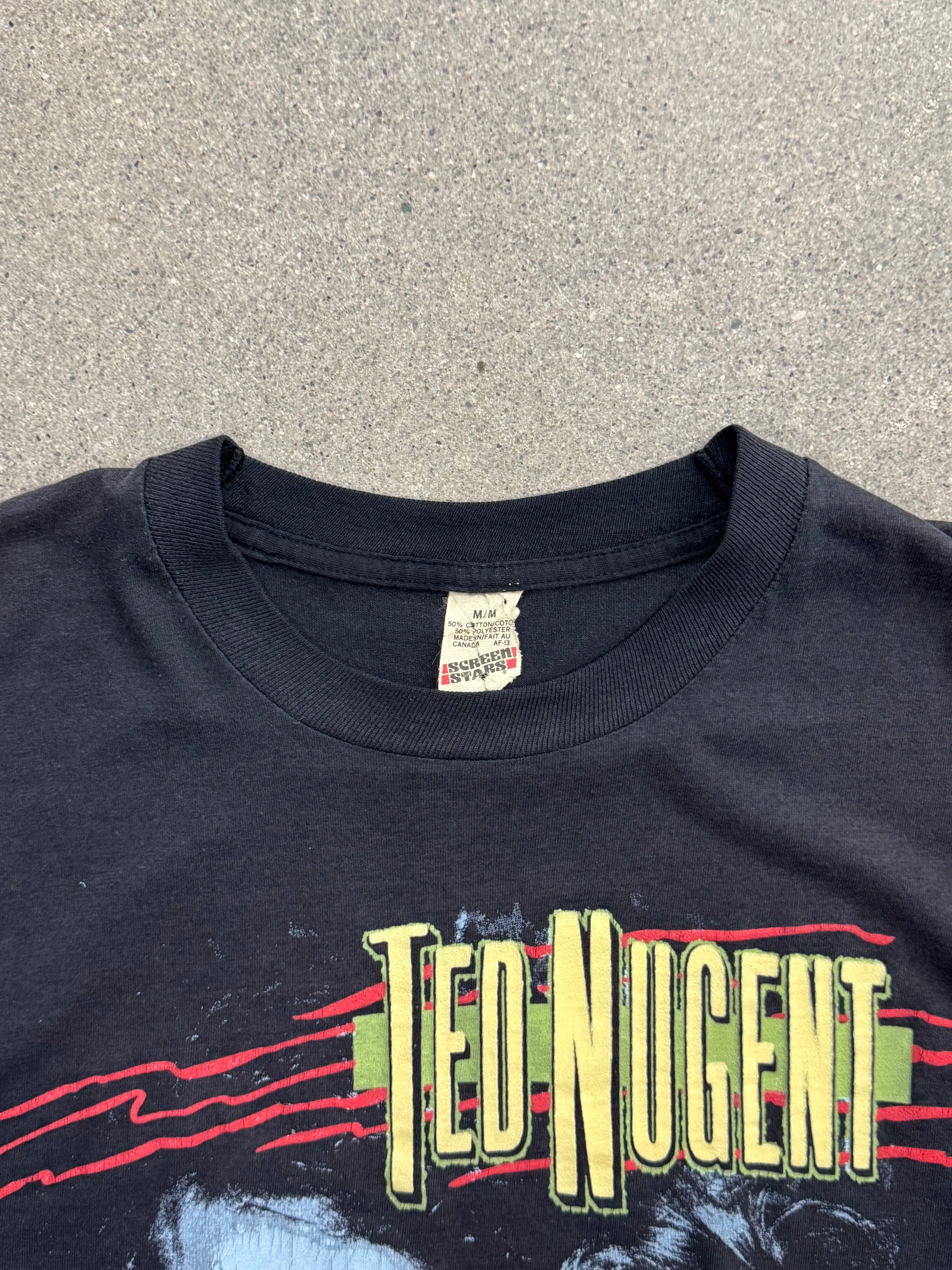 1986 Ted Nugent Little Miss Dangerass Tour T-Shirt - S