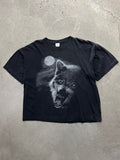 Faded Midnight Wolf T-Shirt -XL