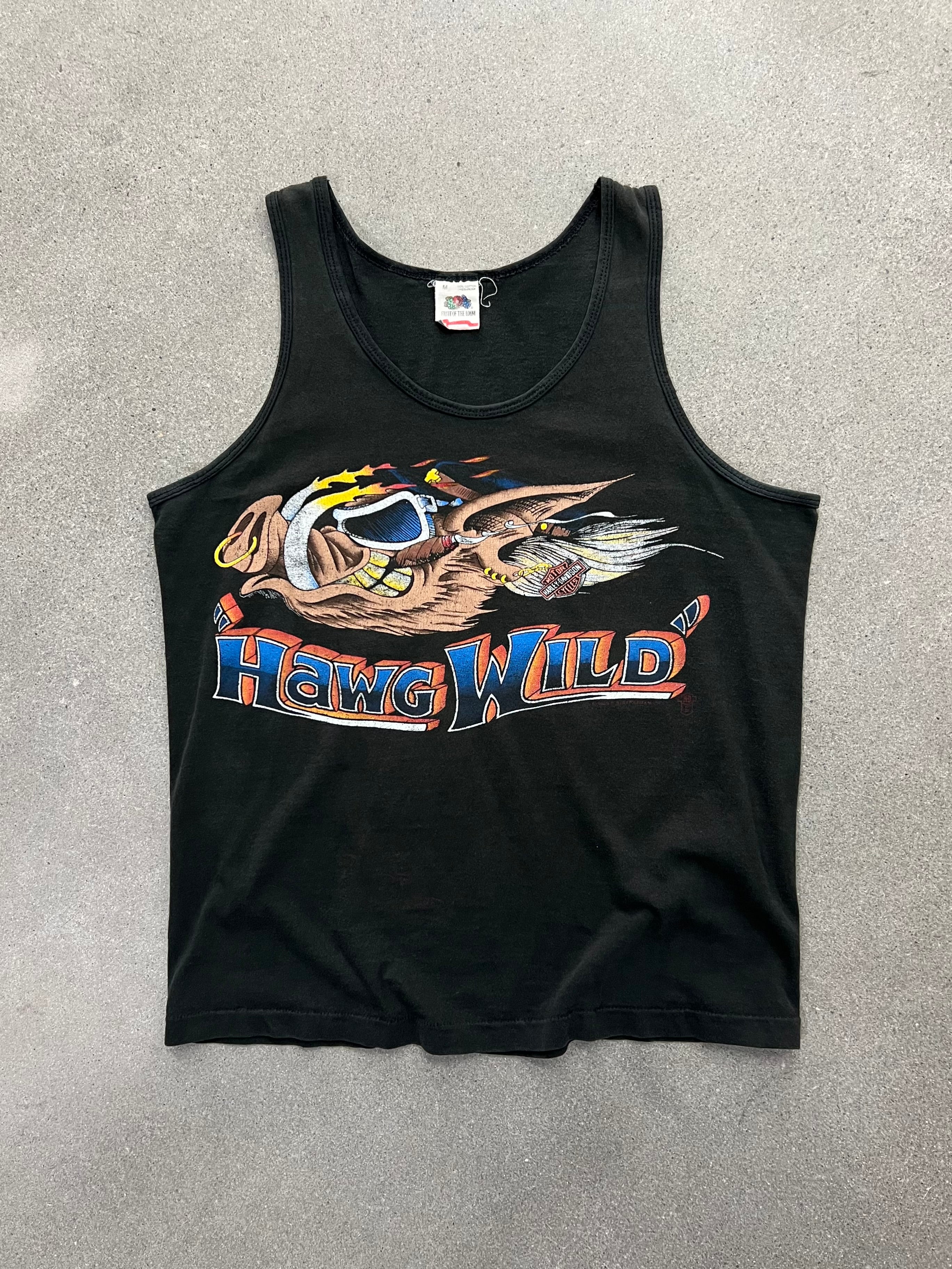 1989 Harley-Davidson Hawg Wild Sleeveless Shirt - M