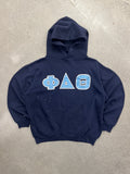 Russell Athletic Phi Delta Theta Fraternity Pullover Hoodie - M