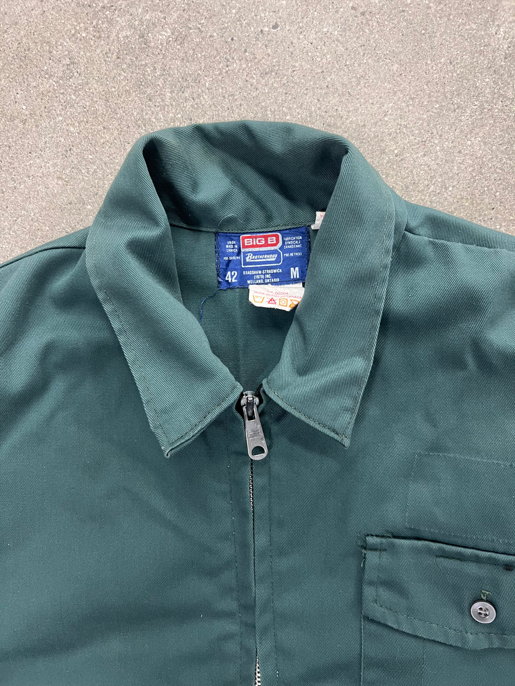 Big B Brotherhood Ricky Gab Union Work Jacket - L
