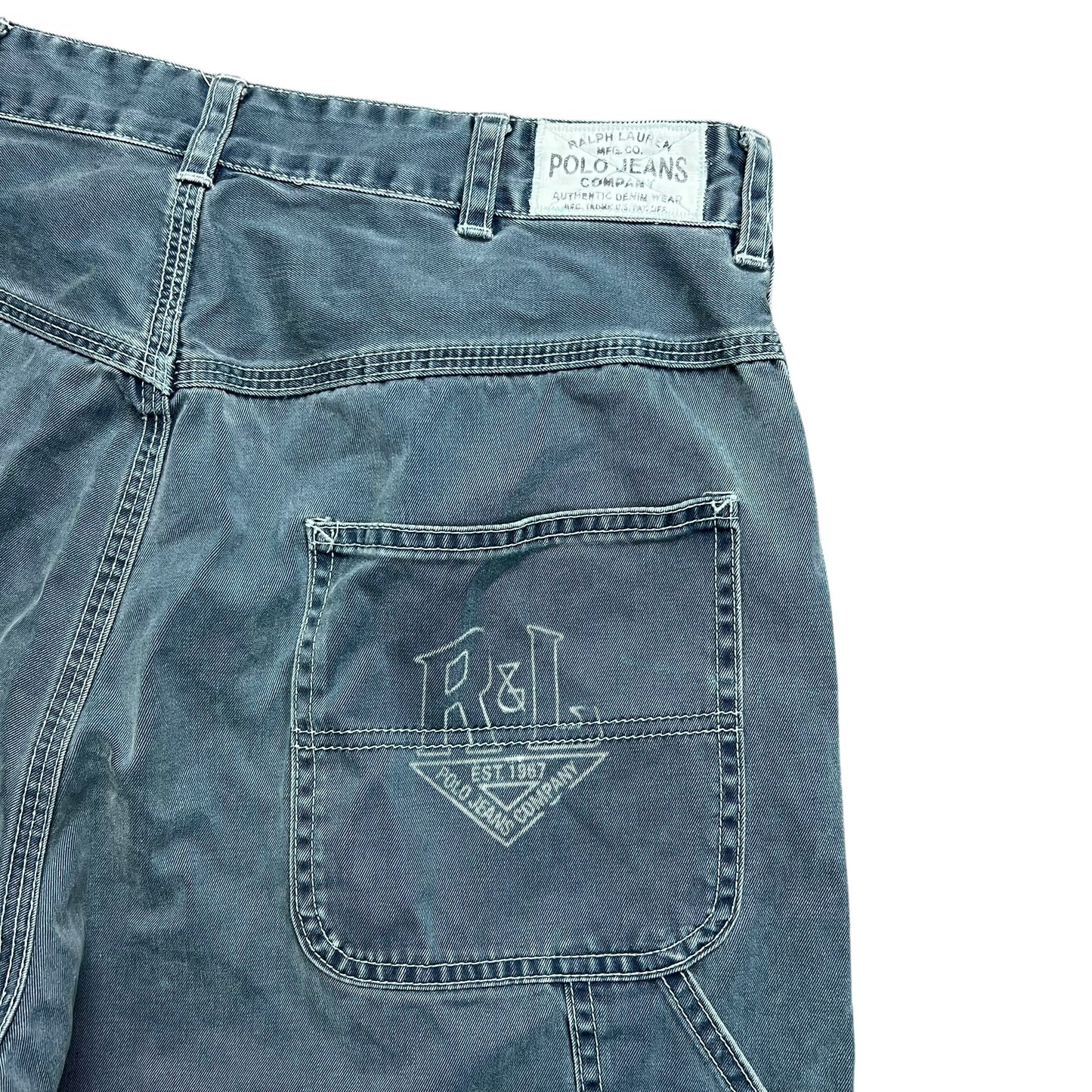 Polo Ralph Lauren Teal Baggy Shorts - 32"