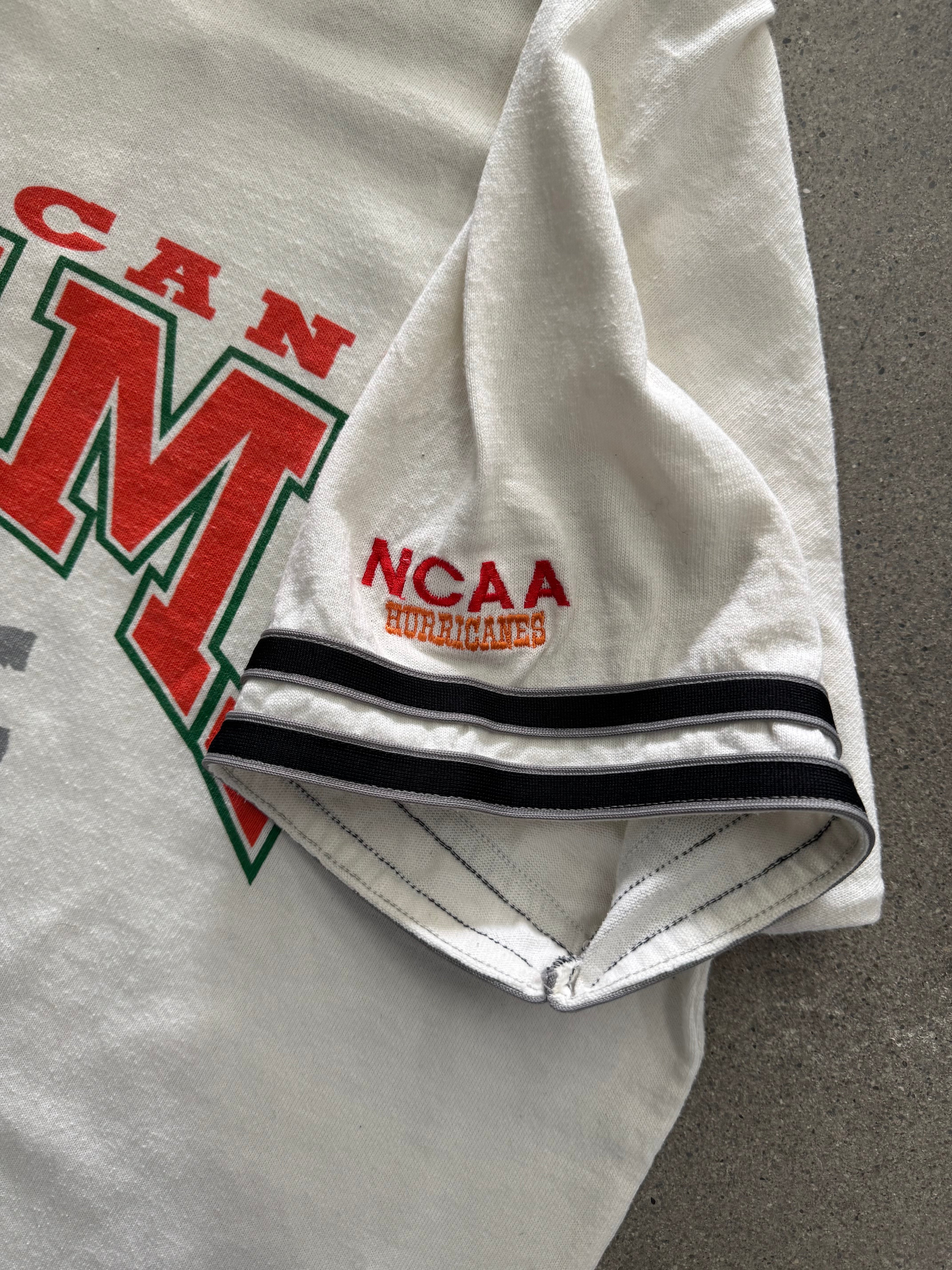 Miami Hurricanes NCAA Mascot Baseball Jersey - XL
