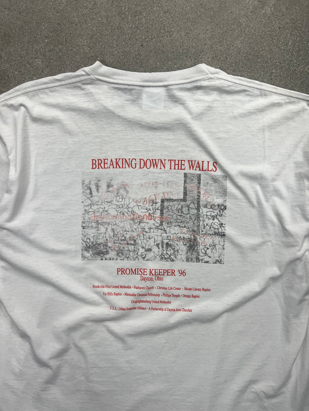 1996 Labour In Vain Jesus T-Shirt - XL