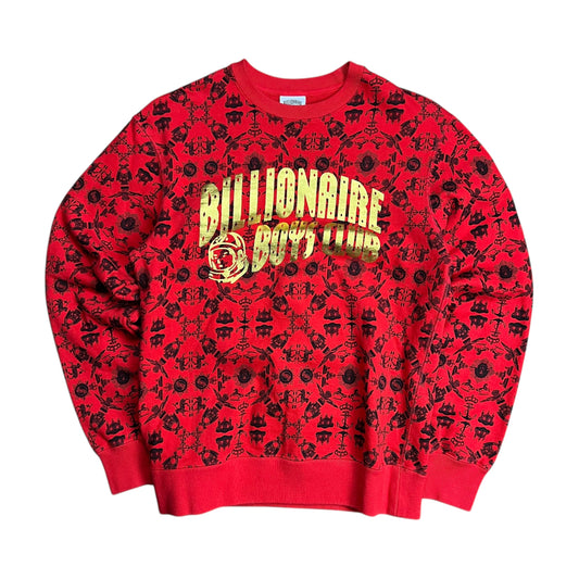 Billionaire Boys Club Red Crewneck - S