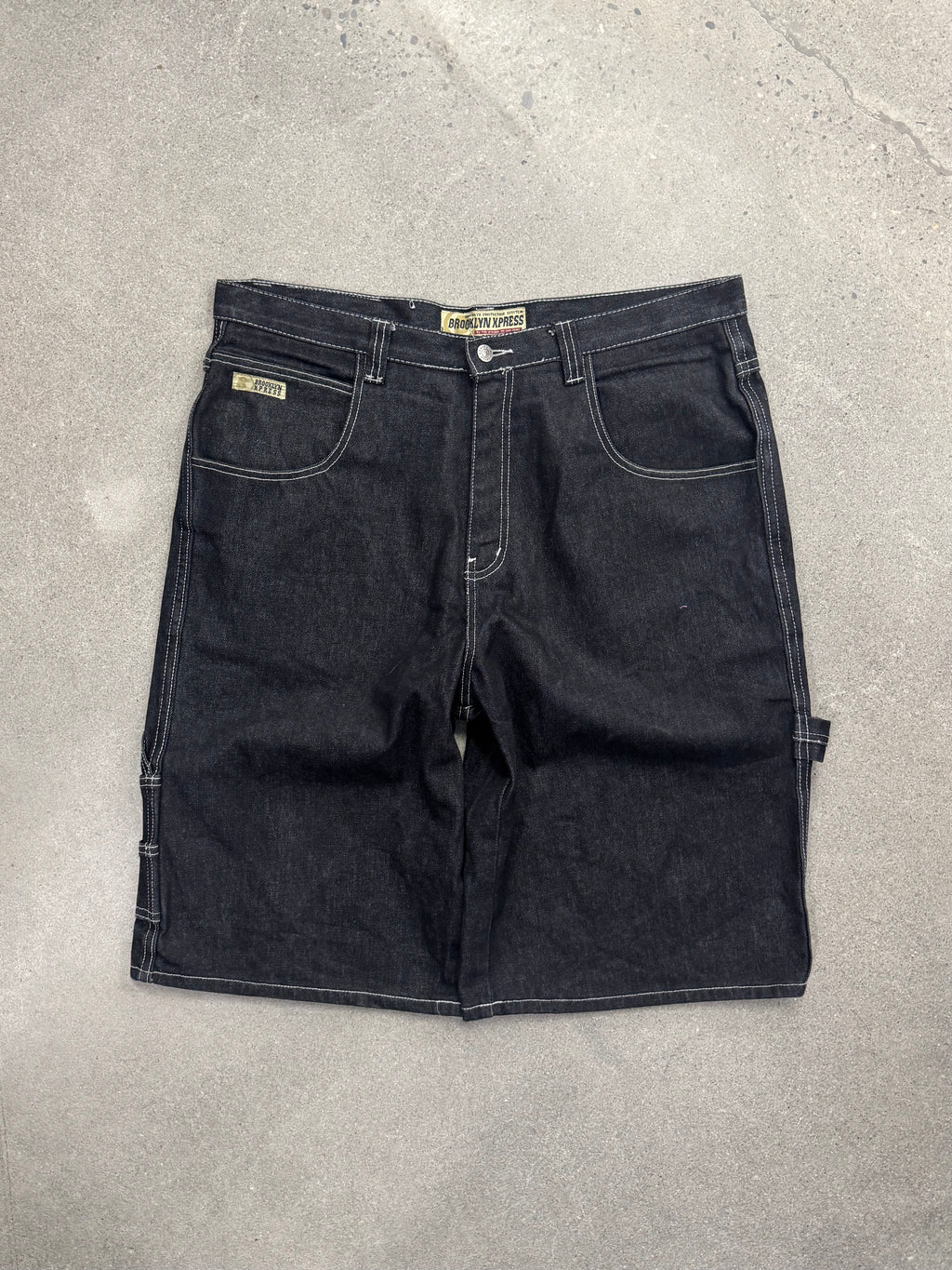 Brooklyn Xpress Baggy Carpenter Jean Shorts - 38”