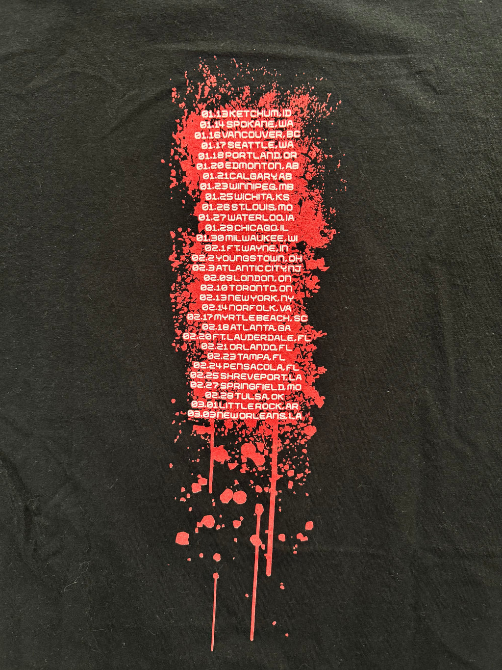 2005 Hinder Extreme Behaviour Tour T-Shirt - M