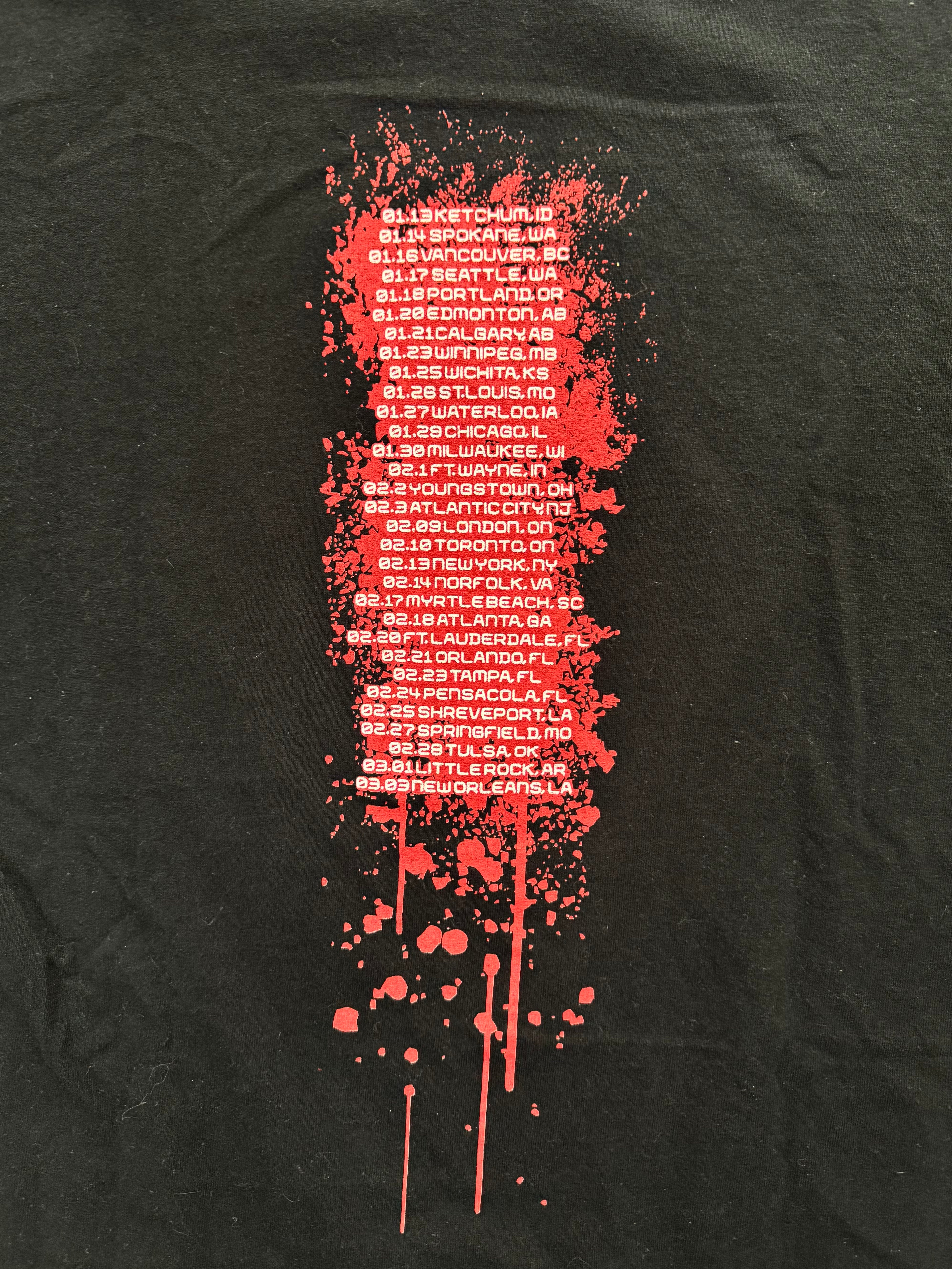 2005 Hinder Extreme Behaviour Tour T-Shirt - M