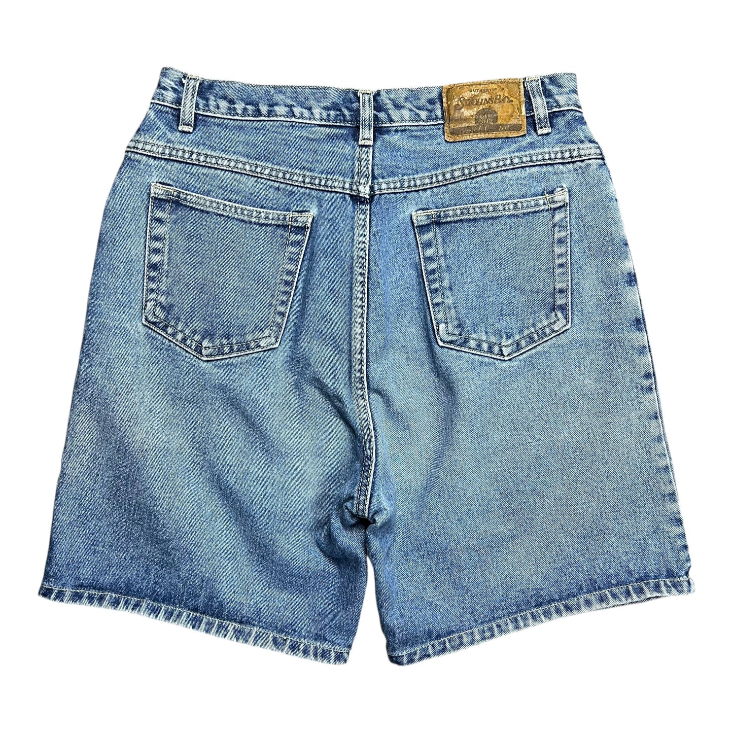 St John's Bay Faded Blue Jean Shorts - 30"