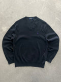 Polo Ralph Lauren Pima Cotton V-Neck Sweater - S