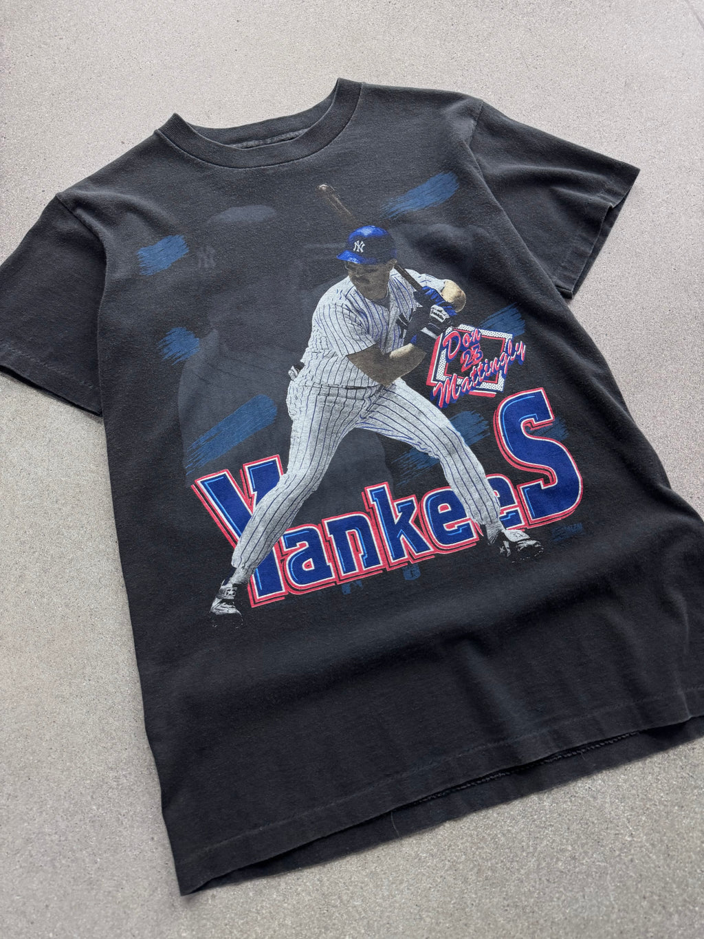 1990 Salem Sportswear Don Mattingly New York Yankees MLB T-Shirt - S