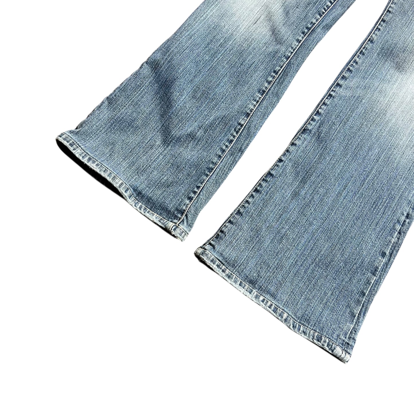 Parasuco Faded Light Wash Flared Jeans - 33"