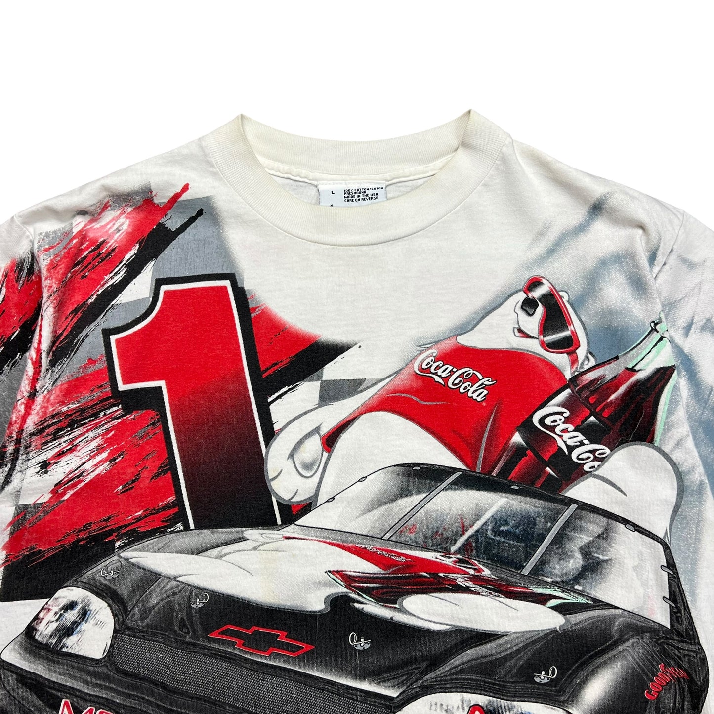 1998 Dale Earnhardt Jr. Coca-Cola AOP T-shirt - L