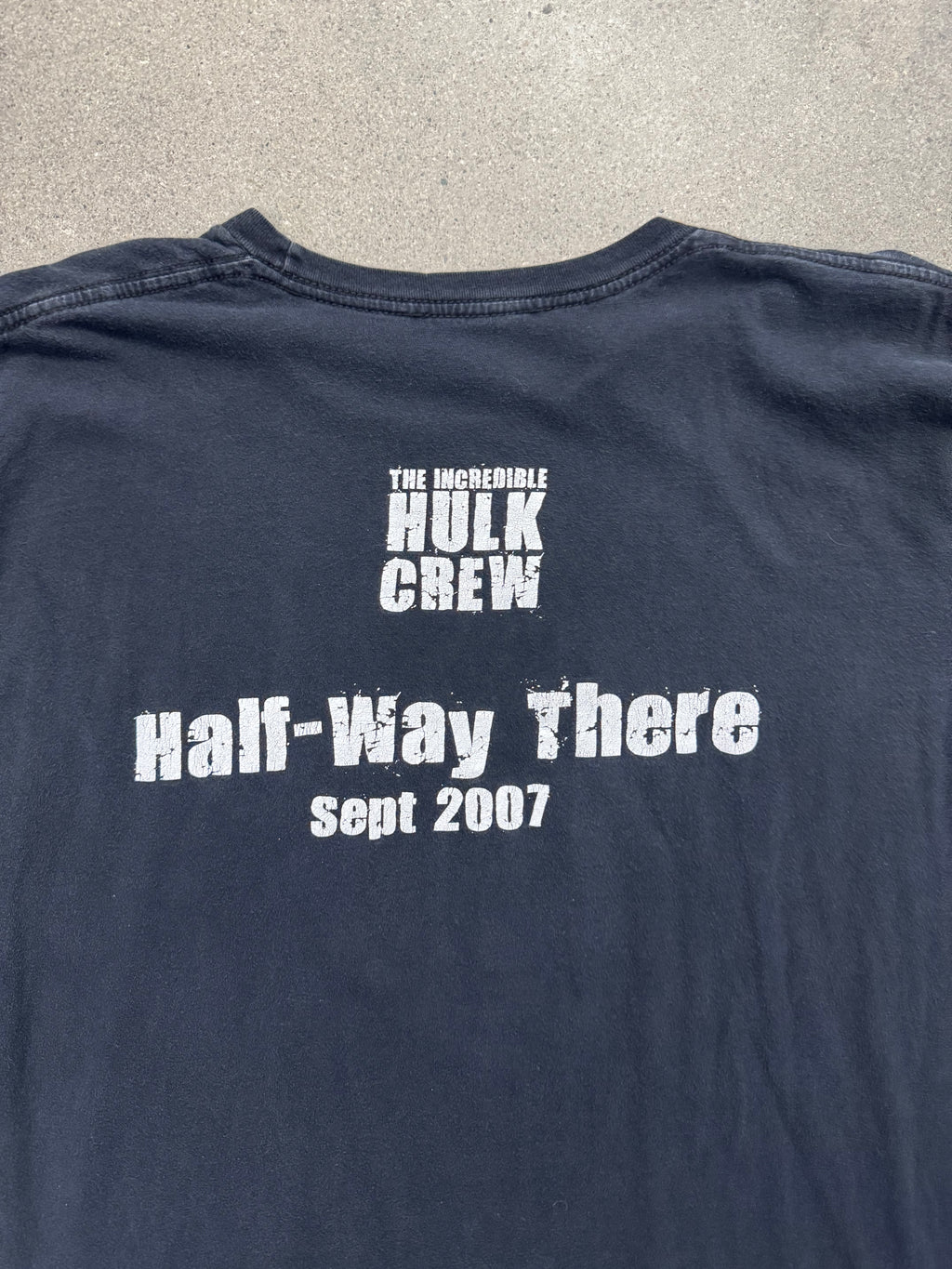 2007 The Incredible Hulk Movie Production Crew T-Shirt - L