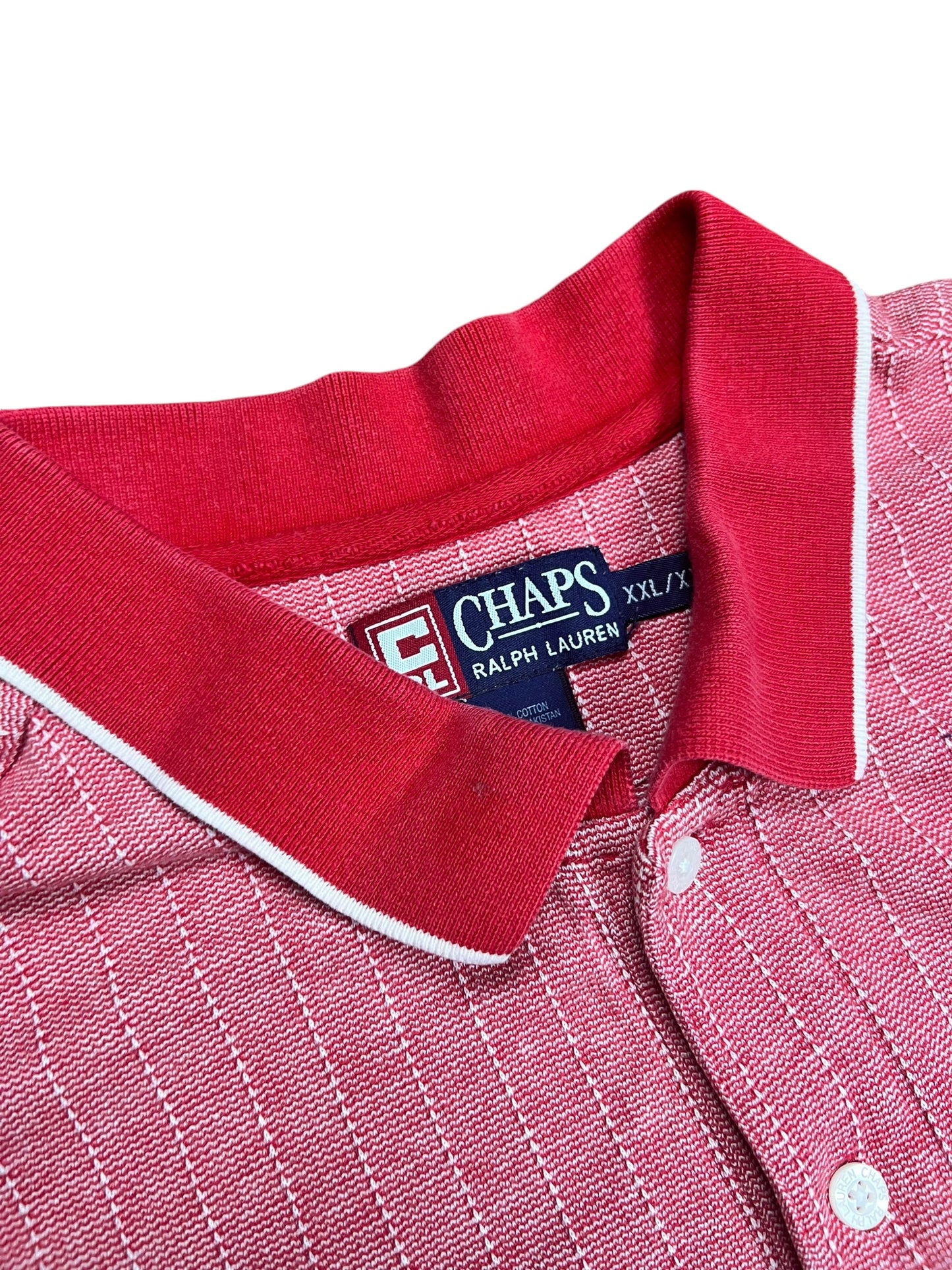 Chaps Ralph Lauren Red Polo Shirt - XL