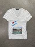2006 Dolce & Gabbana I Love Capri Italy T-Shirt - S