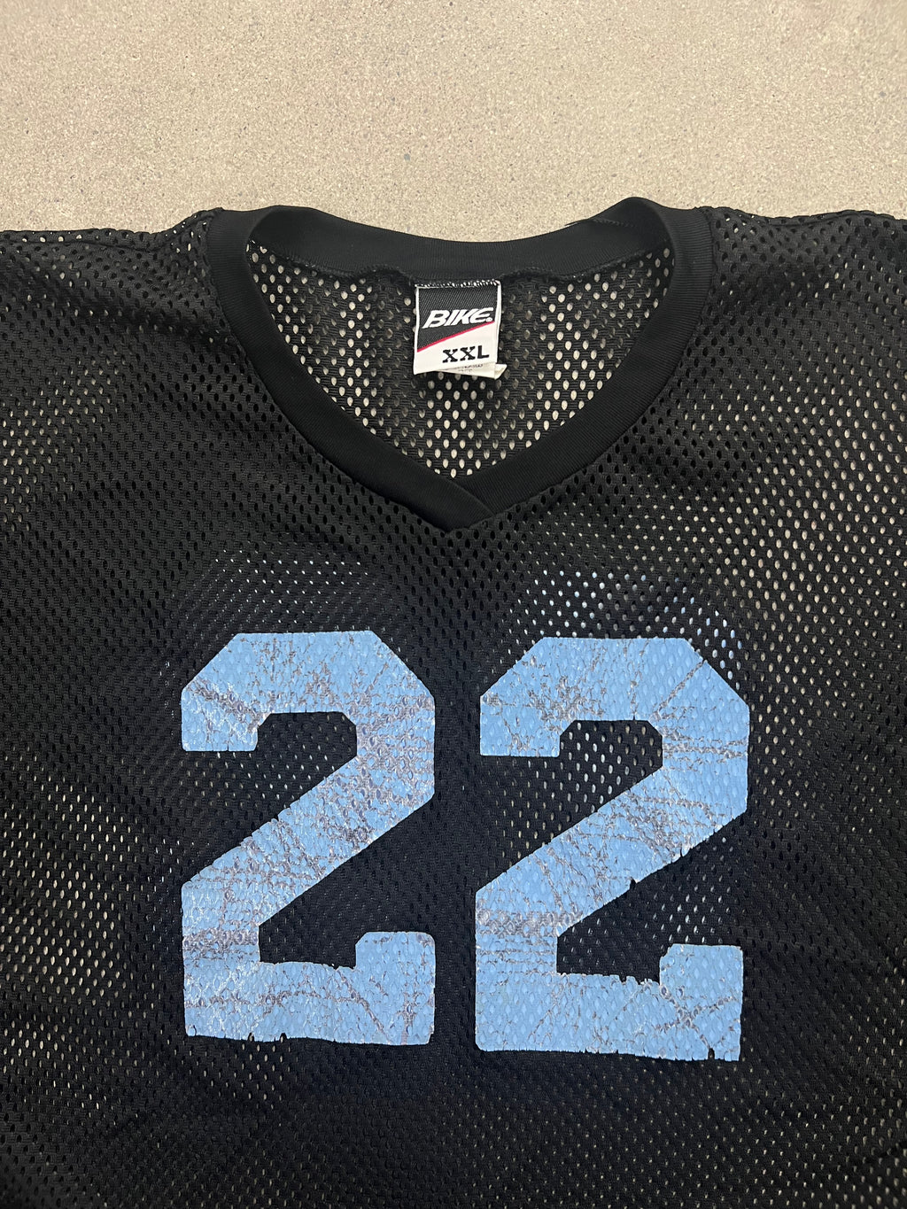 Bike Athletic Cropped Mesh Football Practice Jersey - XXL